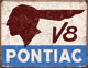 www.meintranssport.de - BLECHSCHILD PONTIAC V8