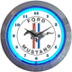 www.meintranssport.de - NEON UHR -MUSTANG/WEISS